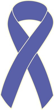 Esophogeal Cancer Awareness Ribbon Pin - Periwinkle