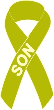 Lymphoma Cancer Awareness Ribbon Pin - Lime Green