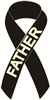 Melanoma Cancer Awareness Ribbon Pins - Black