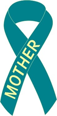 Ovarian Cancer Awareness Ribbon Pin - Teal