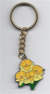 Daffodil Key Chain