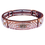 JB309 - Copper Concho Stretch Bracelet - Package (3)