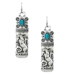 JE391 - Western Horse Totem Earrings  - Package (3)