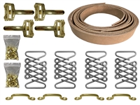 Brass Hood Strap Kit , hot rod , street rod , brass