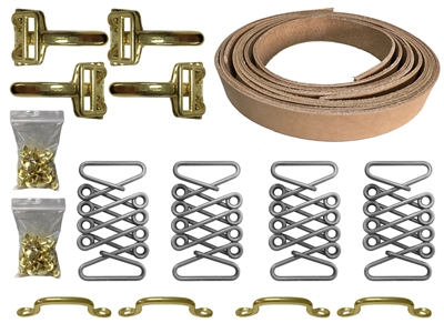 Brass Hood Strap Kit , hot rod , street rod , brass