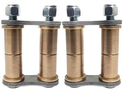 Oil-Lite Bronze Rear Shackle Bushings with Shackles