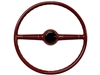 16" Red Forty Steering Wheel with Black Horn Cap