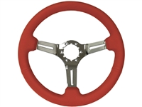 S6 , Sport , red , leather , Steering Wheel , chrome Center , Auto Pro USA , GM , MOPAR , FORD , Corvette , Mustang , Charger , Challenger , Camaro , El camino , Impala , bel air , nova , chevy II , oldsmobile , firebird , bronco , vw ,