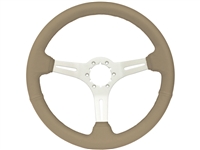 S6 , Sport , tan , leather , Steering Wheel , brushed Center , Auto Pro USA , Volante , GM , MOPAR , FORD , Corvette , Mustang , Charger , Challenger , Camaro , El camino , Impala , bel air , nova , chevy II , oldsmobile , firebird , bronco , vw ,