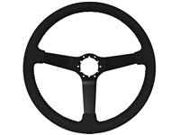 Premium Leather Step Series Black Center S6 Sport Steering Wheel