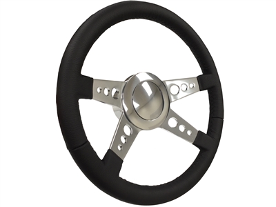 Mahogany , Leather , Steering Wheel Kit , Taper and Key , Ididit , Flaming River , Hot Rod , Street Rod