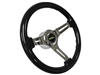 LimeWorks , Black Ash , Wood , Steering Wheel , Chrome Spoke , GM Spline , Ididit , Flaming River , Universal Column ,