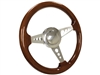 Walnut , Wood , Steering Wheel Kit , Taper and Key , Ididit , Flaming River , Hot Rod , Street Rod