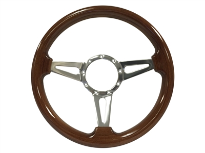 Auto Pro USA , Volante , S9 , Sport , Brown , wood , Steering Wheel , GM , MOPAR , FORD , Corvette , Mustang , Charger , Challenger , Camaro , El camino , Impala , bel air , nova , chevy II , oldsmobile , firebird , bronco , vw , volkswagen ,