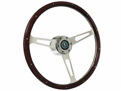 Pontiac , Steering , Wheel , Auto Pro USA , Wood , reproduction , Kit , 6 bolt , Volante , Green Arrow ,