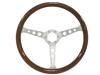 Auto Pro USA , Volante , classic , wood , holes , walnut , brushed , Steering Wheel , anodized , GM , MOPAR , FORD , Corvette , Mustang , Charger , Challenger , Camaro , El camino , Impala , bel air , nova , chevy II , oldsmobile , firebird , bronco , vw