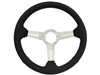 Auto Pro USA , Volante , Brushed , perforated  , slots , black stitch , Steering Wheel ,  GM , MOPAR , FORD , Corvette , Mustang , Charger , Challenger , Camaro , El camino , Impala , bel air , nova , chevy II , oldsmobile , firebird , bronco , vw