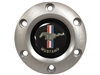 S6 Brushed Horn Button with Ford Mustang Running Pony Emblem