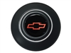 Chevy White Red Tie Retro Black Horn Cap