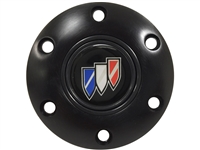 S6 Black Horn Button with Buick Emblem