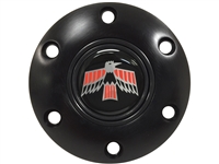 S6 Black Horn Button with 1967-69 Firebird Emblem