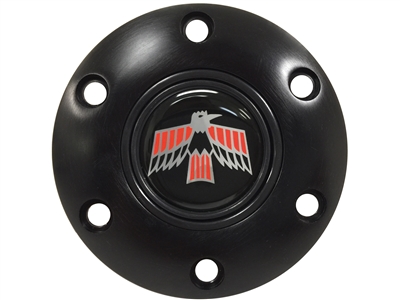 S6 Black Horn Button with 1967-69 Firebird Emblem