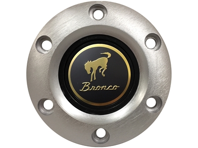 Auto Pro USA , Volante , Ford , Bronco , Deluxe , Chrome , Brushed , Black , Horn Button , 6 Bolt , volante  , 3d , foil , emblem , gold ,