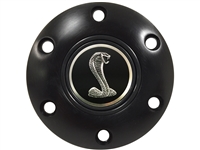 Auto Pro USA , Volante , Ford , Mustang , Tiffany Snake , Cobra , Horn Button , 6 Bolt , after market , deluxe , black , chrome , brushed