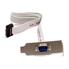 Supermicro CBL-0010-LP 50cm (20") DB-9 Serial Port DTK Cable, PB-FREE, with Low-Profile Bracket