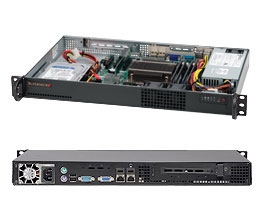 Supermicro 1U SuperChassis CSE-510L-200B 8 Hot-swap 2.5'' SAS/SATA HDD trays UIO Full height Full Length Low Profile expansion 80PLUS Platinum Optimized for DP motherboards Full Warranty