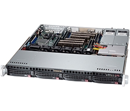 Supermicro 1U SuperChassis CSE-813MFTQ-R400CB
 8 Hot-swap 2.5'' SAS/SATA HDD trays UIO Full height Full Length Low Profile expansion 80PLUS Platinum Optimized for DP motherboards Full Warranty