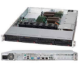 Supermicro 1U SuperChassis CSE-815TQ-600WB
 8 Hot-swap 2.5'' SAS/SATA HDD trays UIO Full height Full Length Low Profile expansion 80PLUS Platinum Optimized for DP motherboards Full Warranty