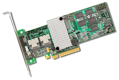 LSI MegaRAID Internal Low-Power SATA/SAS 9260-8i 6Gb/s PCI-Express 2.0 with 512MB onboard memory RAID Controller Card,LSI00198 , Single 3-year warranty