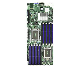 Supermicro A+ H8DGT-HF AMD motherboard Opteron 6000 Proprietary form factor Dual 1944-pin Socket G34 Dual-port GbE up to 512GB DDR3 6 ports SATA2 via AMD sp5100 RAID IPMI 2.0 Full warranty