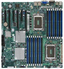 Supermicro A+ H8DGi-F AMD Motherboard E-ATX Form Factor Dual Opteron 6000 series 1944-pin Socket G34 hyper transport up to 512GB DDR3 RAMS Dual-port GbE Lan 6 SATA2 ports via SP5100 RAID 0,1,10 Integrated Graphics IPMI 2.0 KVM Full Warranty