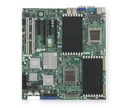 Supermicro MBD-H8DI3+ Dual 1207-pin Socket F Dual Port GbE LAN Matrox Graphics 6 SATA2 ports controller RAID 0,1,10 LSI SAS controller RAID 0,1,10; RAID 5 Optional Full Warranty