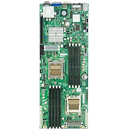 Supermicro MBD-H8DMT-IBX
 Dual 1207-pin Socket F GbE LAN Port Matrox Graphic SATA2 controller RAID 0,1,10 IPMI 2.0 Full Warranty