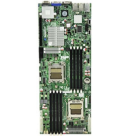 Supermicro MBD-H8DMT-IBXF
 Dual 1207-pin Socket F GbE LAN Port Matrox Graphic SATA2 controller RAID 0,1,10 IPMI 2.0 Full Warranty