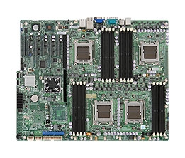 Supermicro MBD-H8QIi+-F Quad 1207-pin Socket F Dual Port GbE LAN IPMI 2.0 Dedicated Lan 6 SATA2 ports via AMD SP5100 Controller Full Warranty