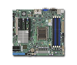 Supermicro A+ AMD Opteron 4000 series H8SCM-F Single 1207-pin Socket C32 6 SATA via AMD SP5100 Controller RAID 0,1,10 Two single-port GbE LAN Integrated Graphics IPMI 2.0+KVM Full Warranty