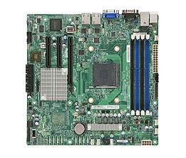 Supermicro A+ H8SML-i AMD motherboard Socket AM3+ 6xSATA2 ports via AMD SP5100 controller RAID 0,1,10 Integrated Graphics 2 single GbE ports Full Warranty