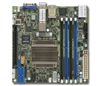 Supermicro X10SDV-12C-TLN4F+ Motherboard Mini-ITX, Intel Xeon processor D-1557, Single socket FCBGA 1667; 12-Core, 24 Threads, 45W, System on Chip, Up to 128GB ECC RDIMM DDR4 2133MHz or 64GB ECC/non-ECC UDIMM in 4 sockets, 2x 10G SFP+ and 2x GbE LAN ports