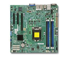 Supermicro MBD-X10SLH-F LGA1150 Socket H3 Supports 4th Generation SATA Core Dual GbE LAN Port DOM power connector IPMI 2.0 TPM header VGA D-sub support Intel VHD and Node Manager Full Warranty