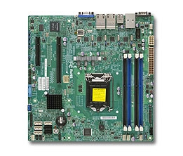 Supermicro MBD-X10SLM+-LN4F LGA1150 Socket H3 Supports 4th Generation SATA Core Quad GbE LAN Port HD audio DOM power connector IPMI 2.0 TPM header VGA D-sub support Intel Node Manager Full Warranty