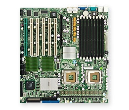 Supermicro MBD-X7DB8-X Dual LGA771 Socket GbE LAN Port ATI Graphics SATA SIMSO  20Gbps Full Warranty