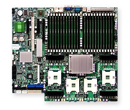 Supermicro MBD-X7QC3 Quad 604-pin FC-PGA6 Sockets Dual-Port GbE Controller SATA SAS Controller SIMSO IPMI 2.0 with Dedicated Lan ATI Graphics Full Warranty