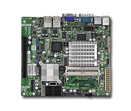 Supermicro MBD-X7SPE-H-D525 Board Atom D525 FCBGA559 Dual-Core DDR3 SO-DIMM SATA2 RAID IPMI GbE PCIe FlexATX MBD-X7SPE-H-D525 Full Warranty