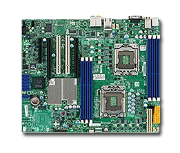 Supermicro MBD-X8DAL-i Dual Socket LGA 1366 6 SATA Ports Dual Port GbE LAN Realtek ALC883 7.1 HD Audio Full Warranty