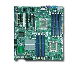 Supermicro MBD-X8DT3-F Dual LGA 1366 6 SATA Ports via ICH10R LSI1068E 8 SAS Ports RAID Controller Dual GbE LAN Ports Integrated Matrox G200eW graphics Full Warranty