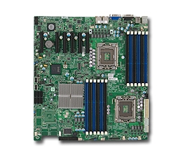 Supermicro MBD-X8DTE Dual LGA 1366 6 SATA Ports via ICH10R Dual GbE LAN Ports Integrated Matrox G200eW graphics Full Warranty